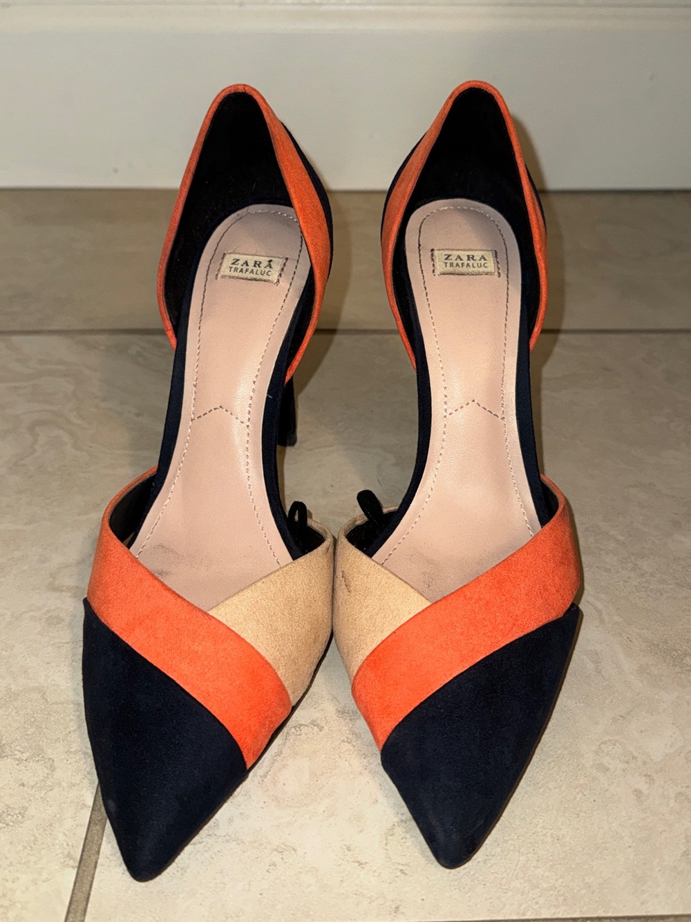 Tricolor Zara Heels